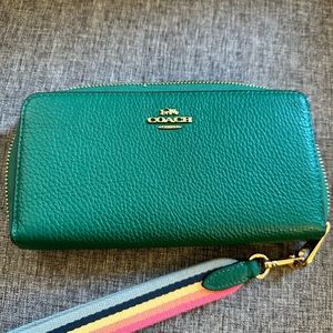 Green Coach Wallet